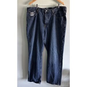 Cinch Mens Jeans 40x34 Relaxed Fit Straight Leg Medium Wash Blue‎ MB92834013